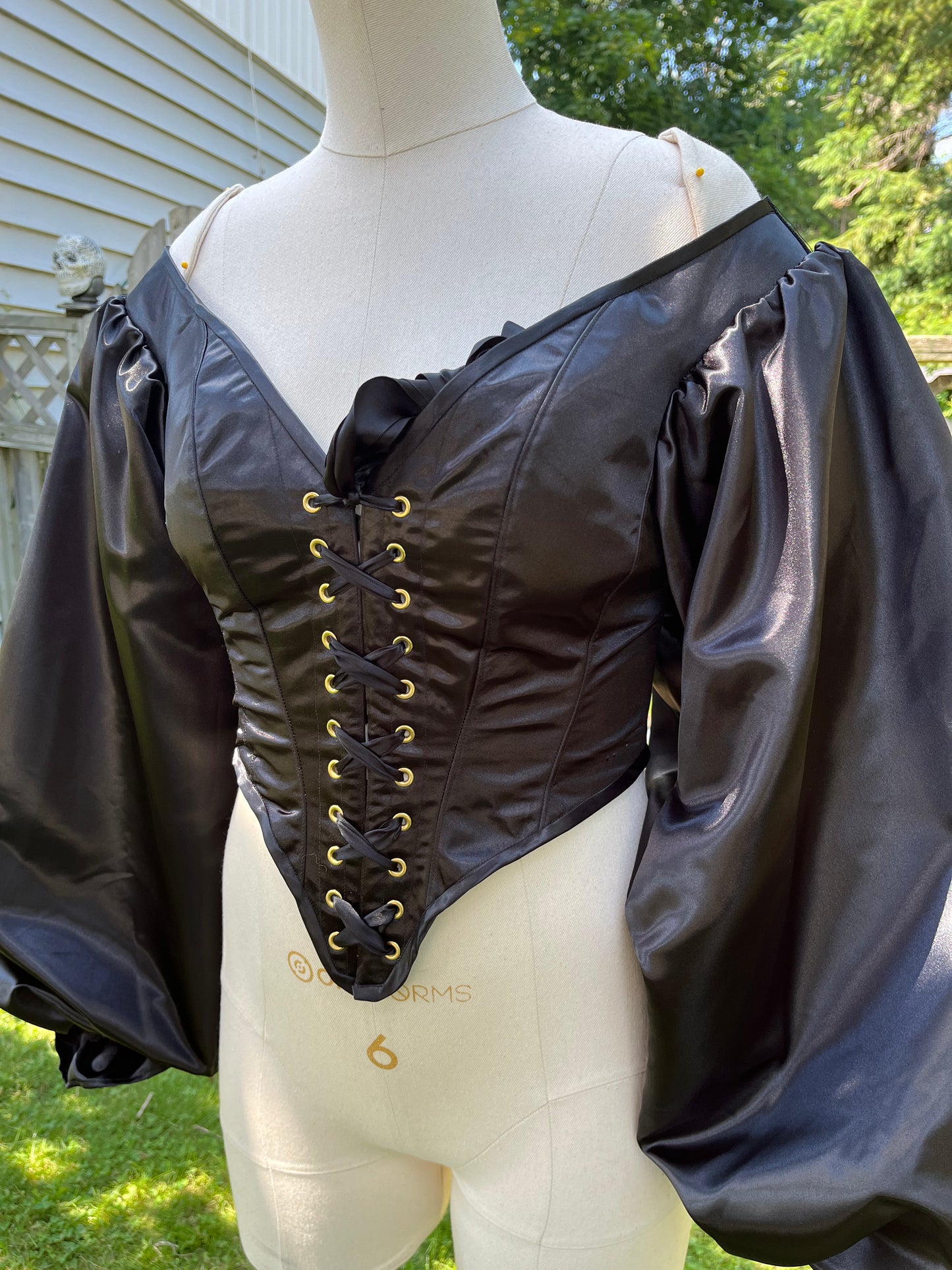 Guinevere off the shoulder corset top