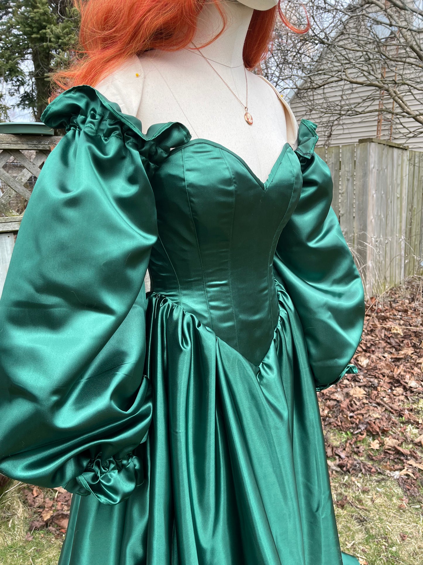 Brigid Gown - Forest Green