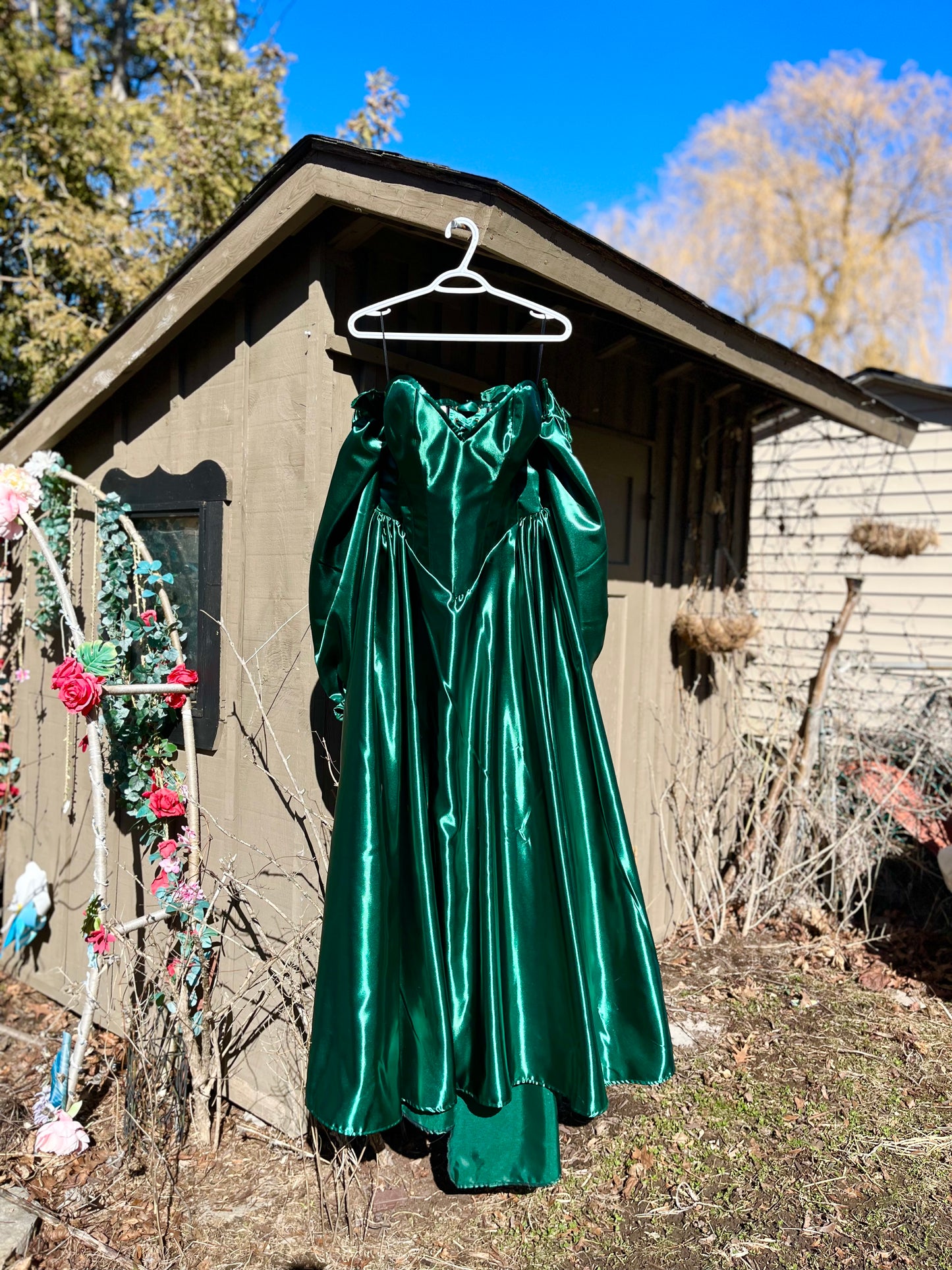 Brigid Gown - Forest Green