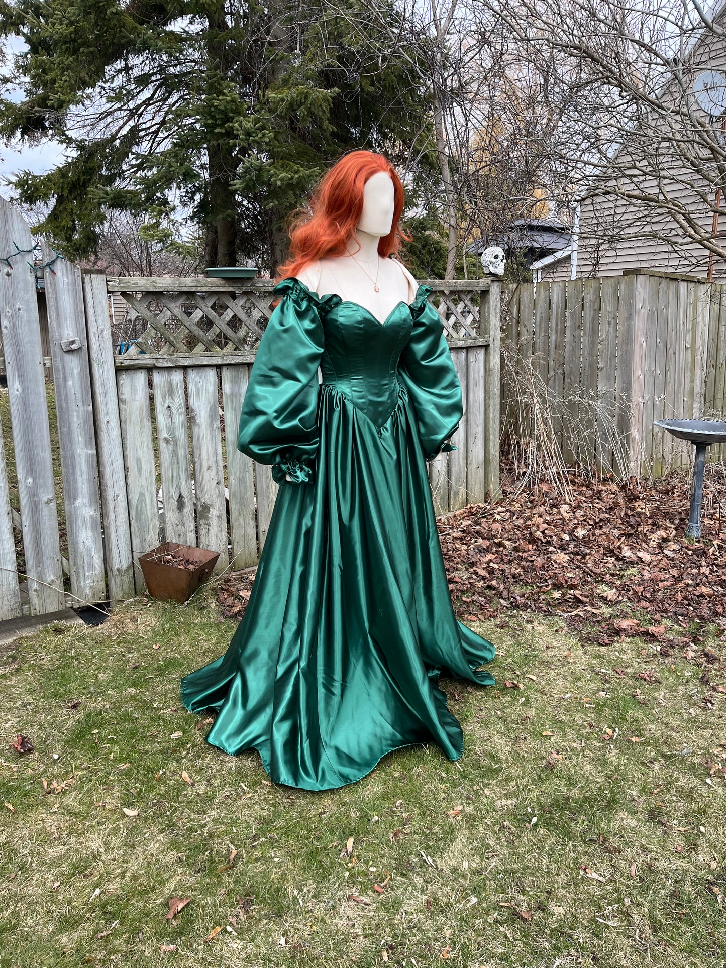 Brigid Gown - Forest Green
