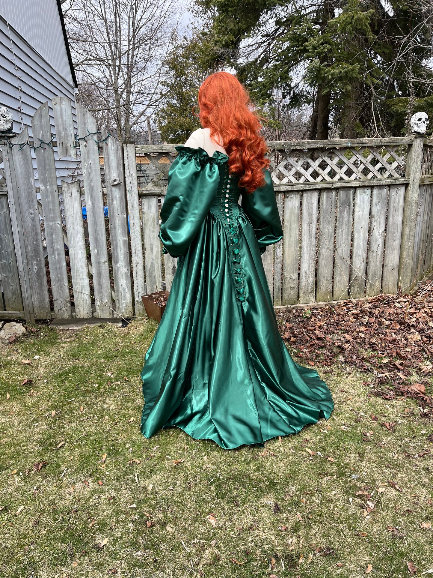 Brigid Gown - Forest Green