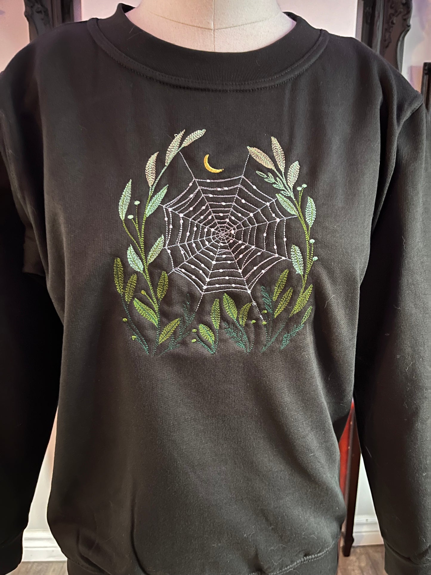 Spiderweb and Ferns Sweatshirt