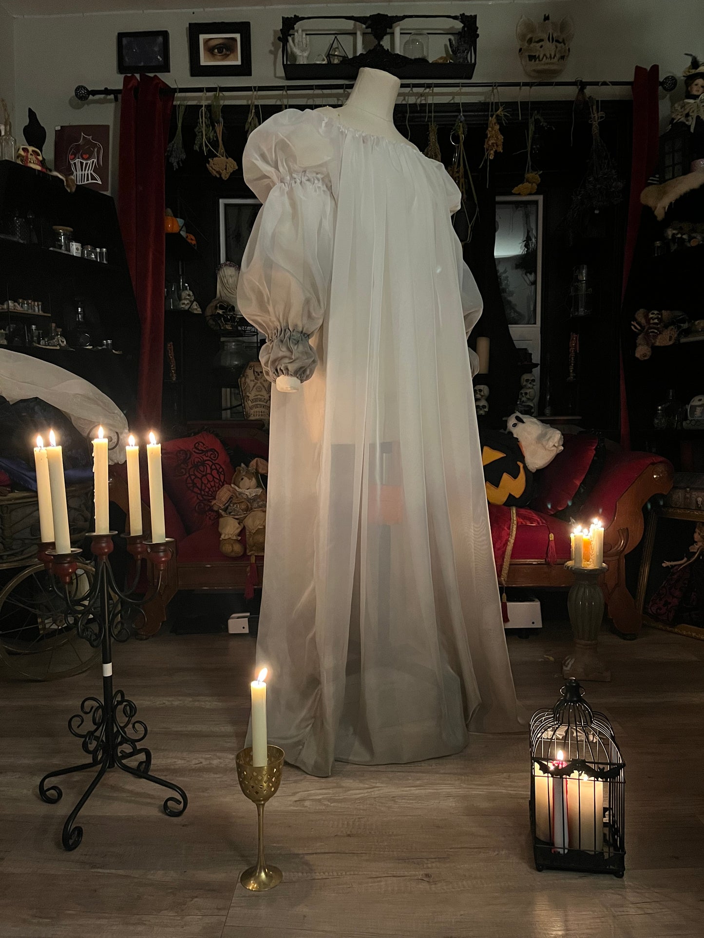 Charcoal Dip Dyed Chemise S/M