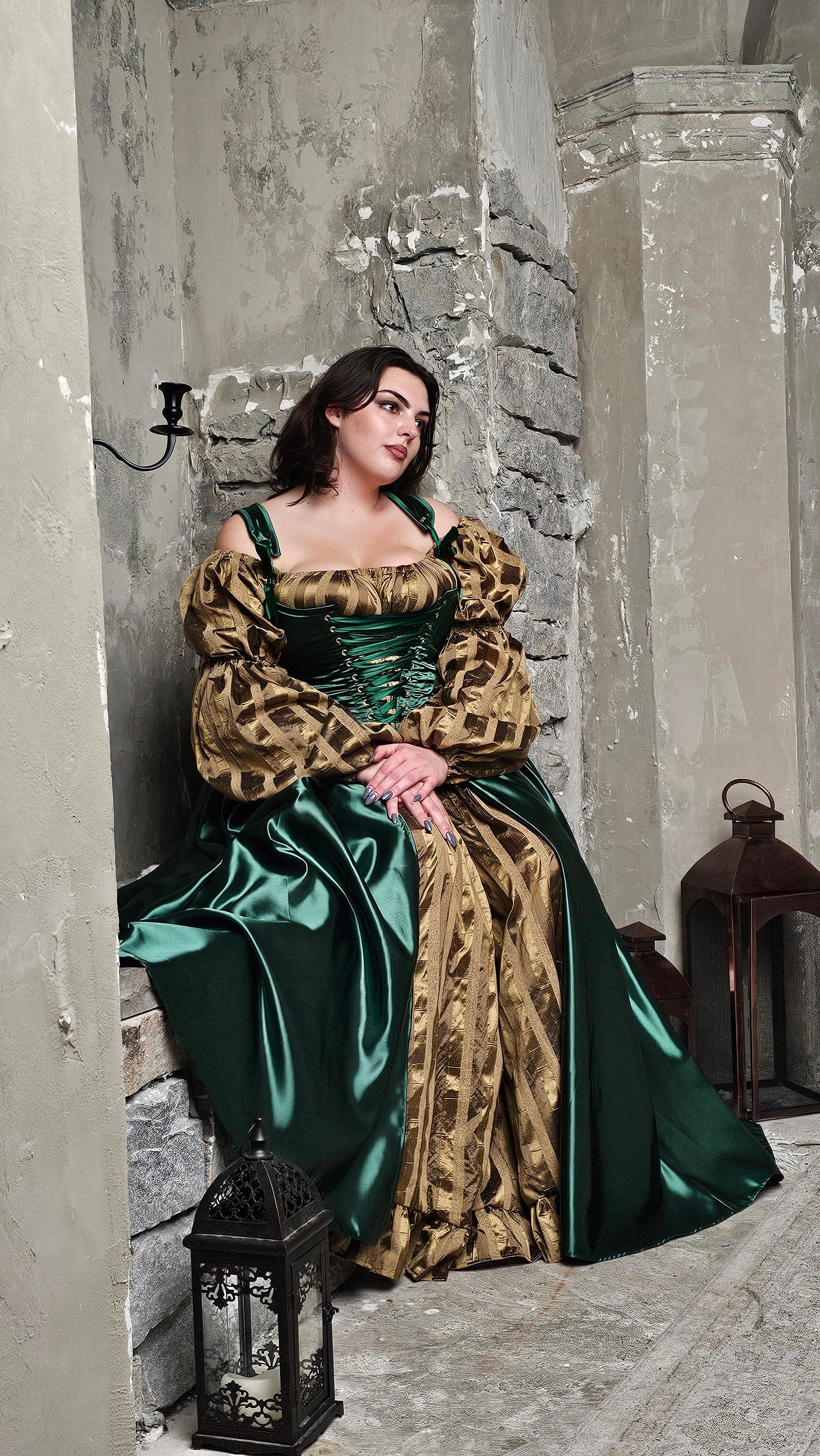 Corset Over Dress – Raven Court Clothing