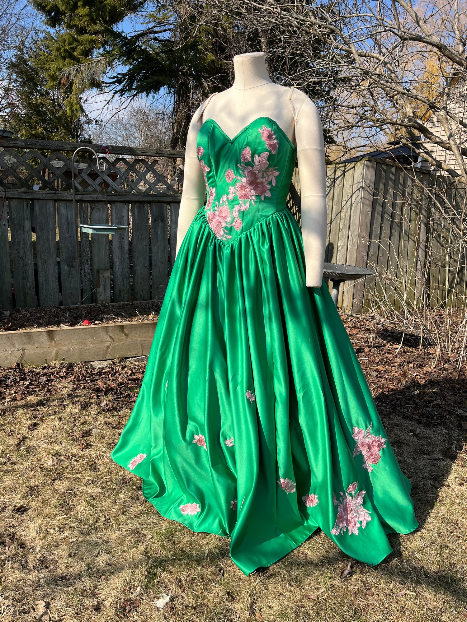 Persephone Gown - 30 corset (Large)  Raven Court Clothing