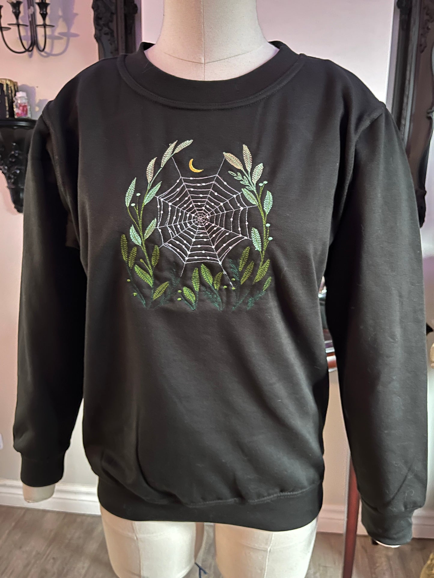 Spiderweb and Ferns Sweatshirt