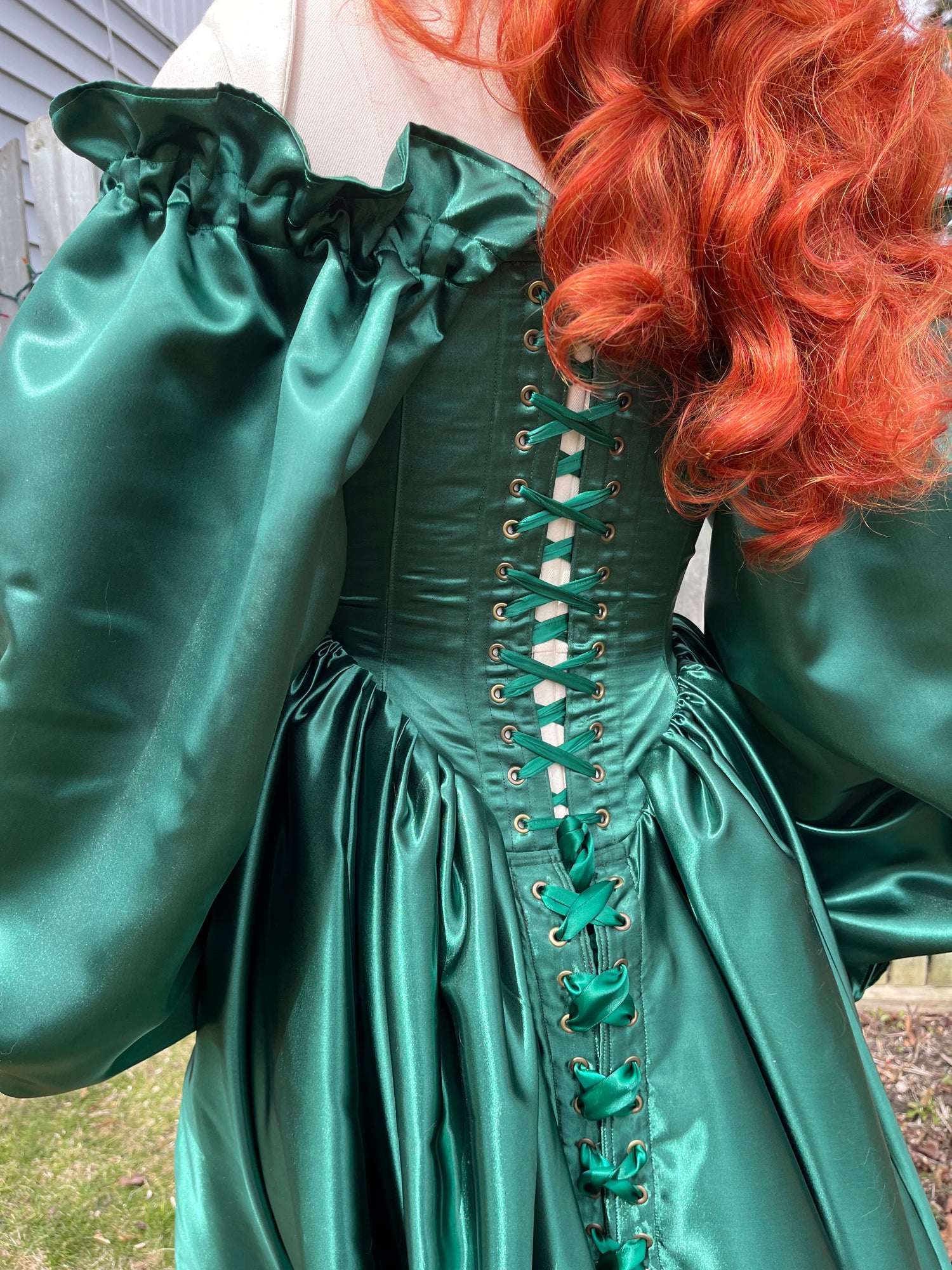Brigid Gown - Forest Green Raven Court Clothing Brigid Gown - Forest Green Raven Court Clothing