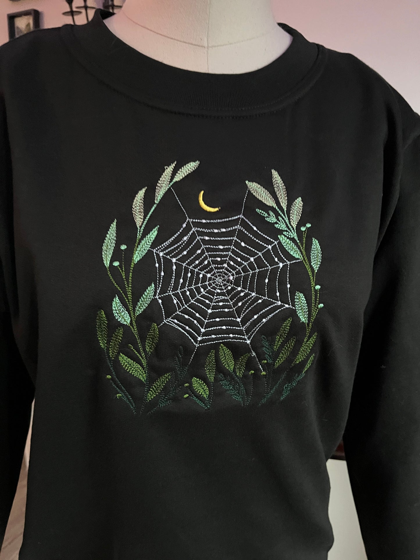 Spiderweb and Ferns Sweatshirt