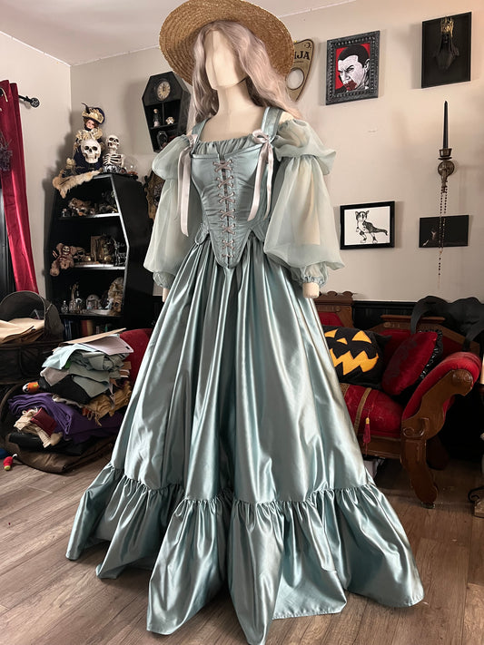 Sophie Stays and ruffle skirt set size Medium (chemise not included)