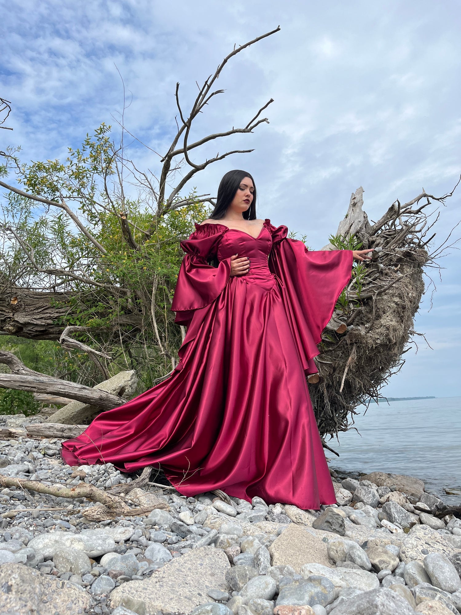 Lydia Gown Red - Main Image