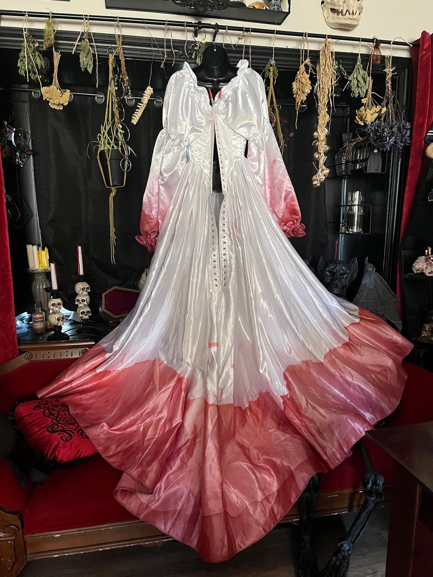 Sample sale - 24” Blood Gown (Small)