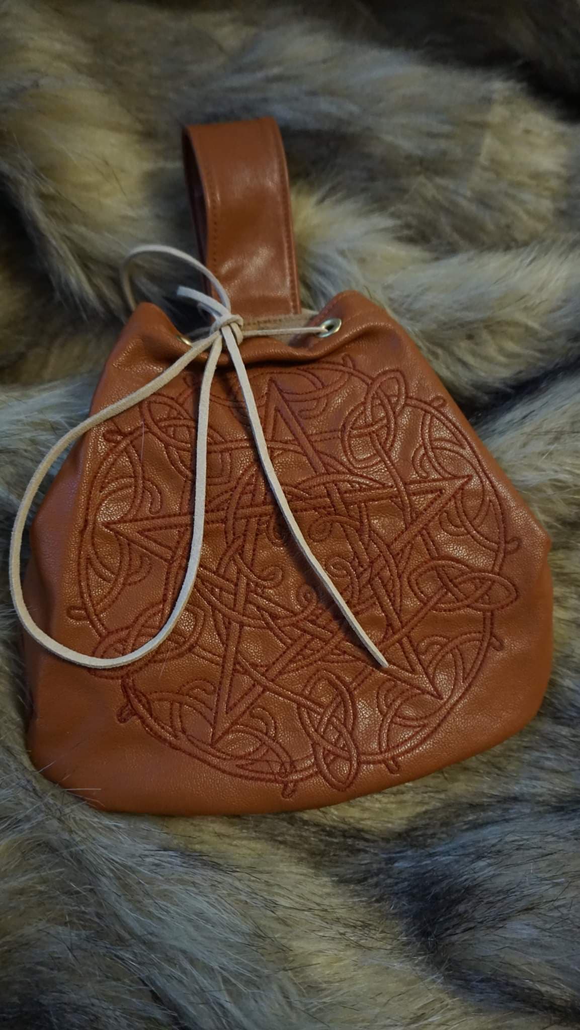 Witchy Hip Pouch - Brown