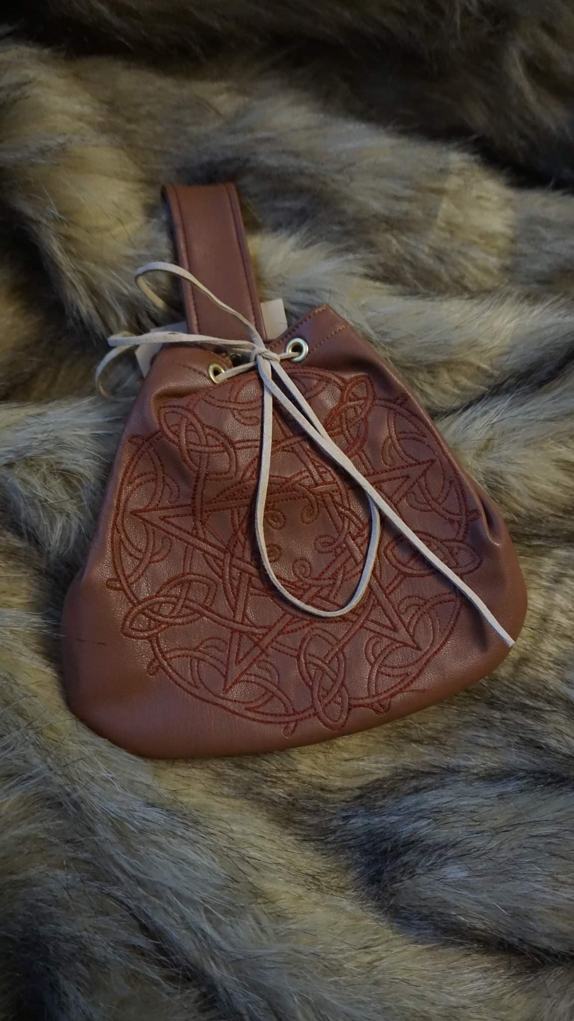 Witchy Hip Pouch - Brown