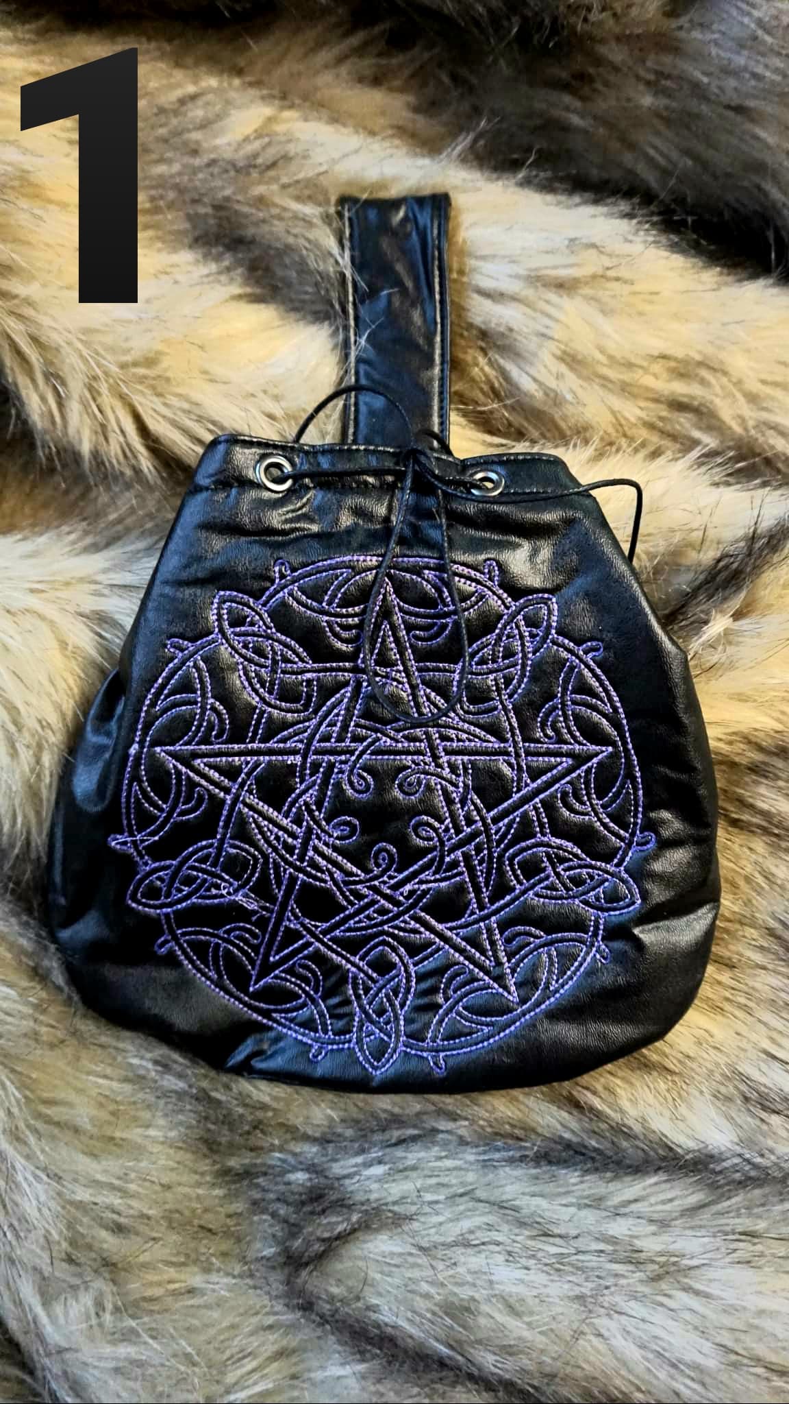 Witchy Hip Pouch - Black