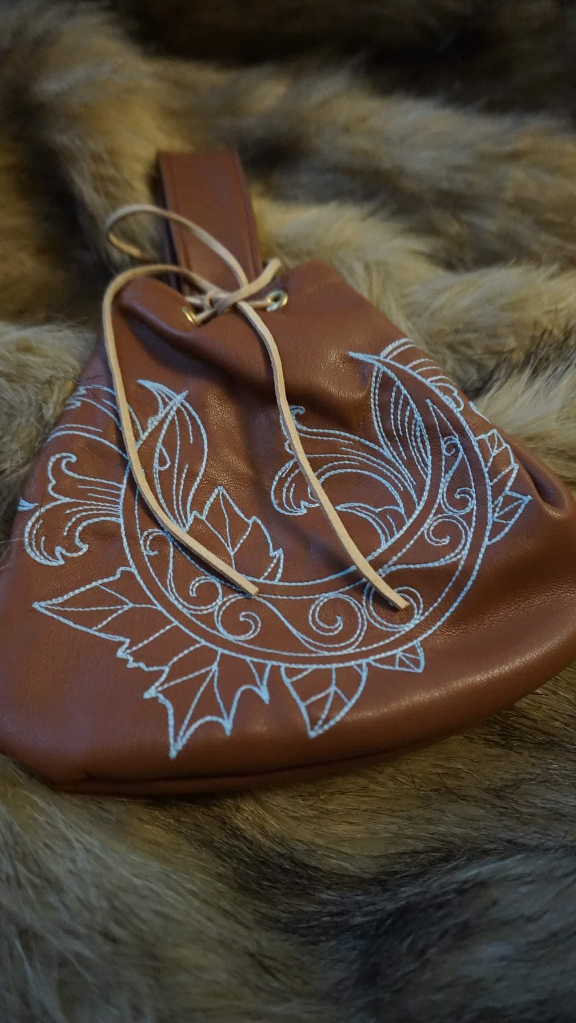 Witchy Hip Pouch - Brown