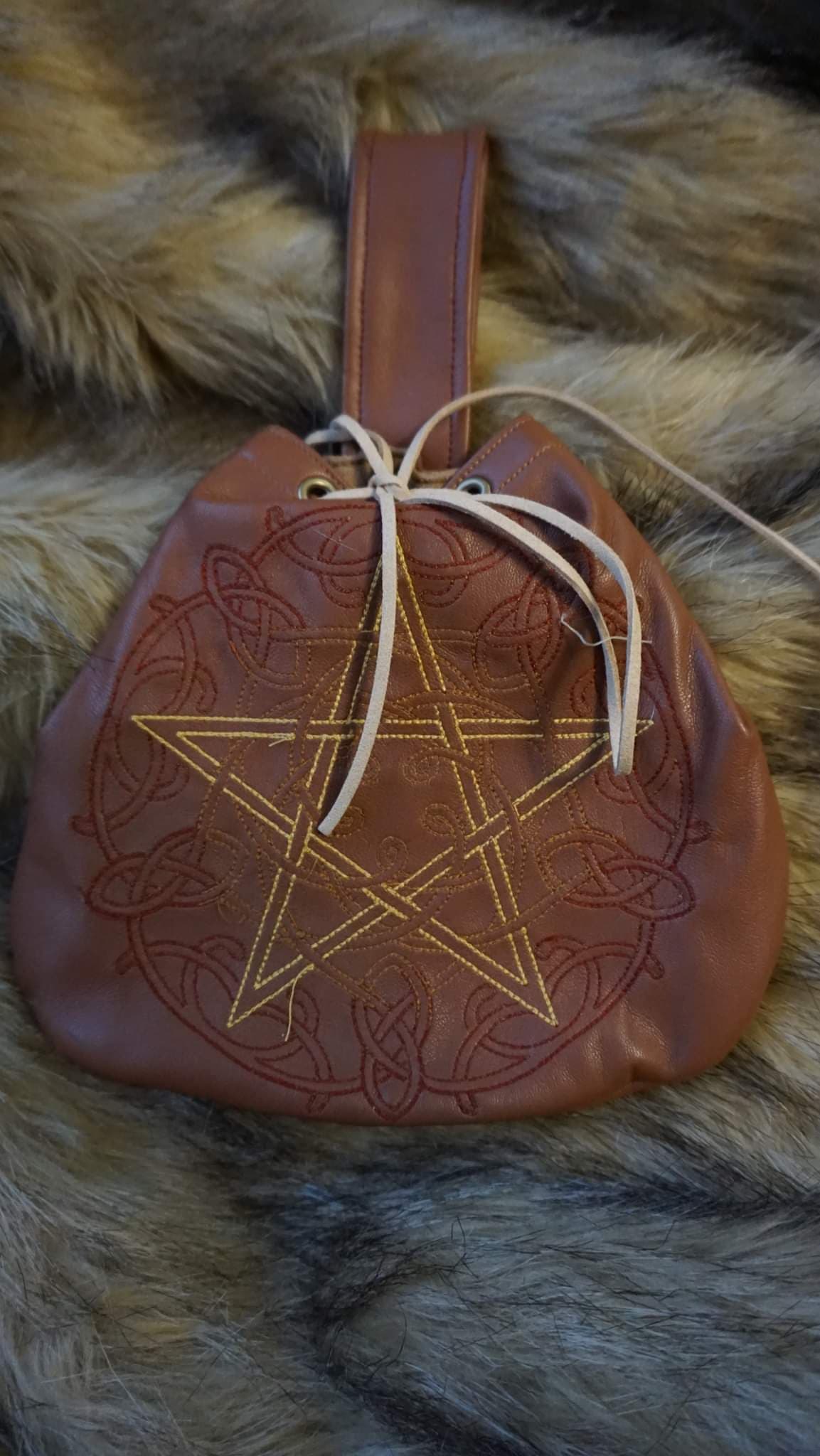 Witchy Hip Pouch - Brown