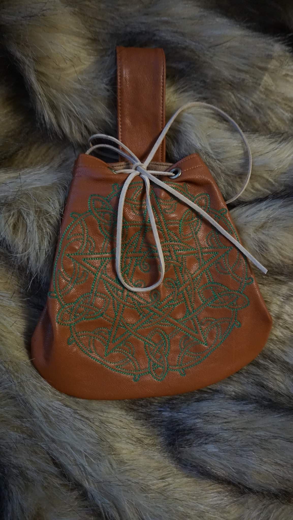 Witchy Hip Pouch - Brown