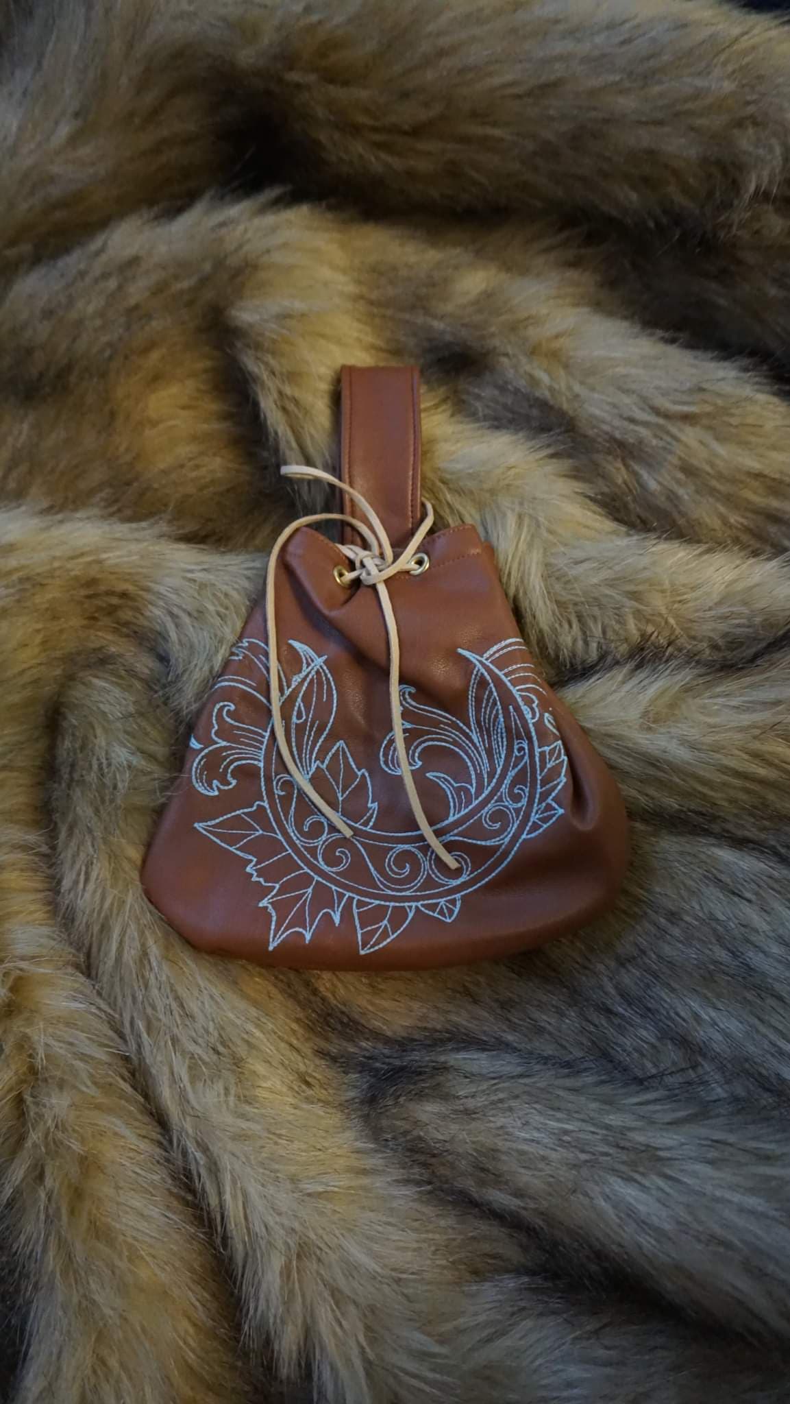 Witchy Hip Pouch - Brown